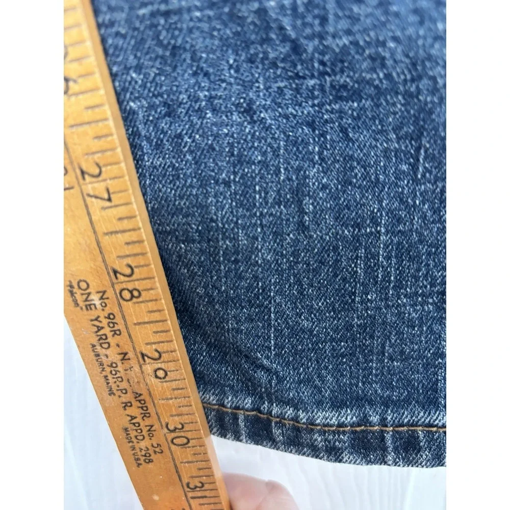 Signature Levi's Mens 30x30 Medium Blue Straight Denim Jeans‎ Mid Rise